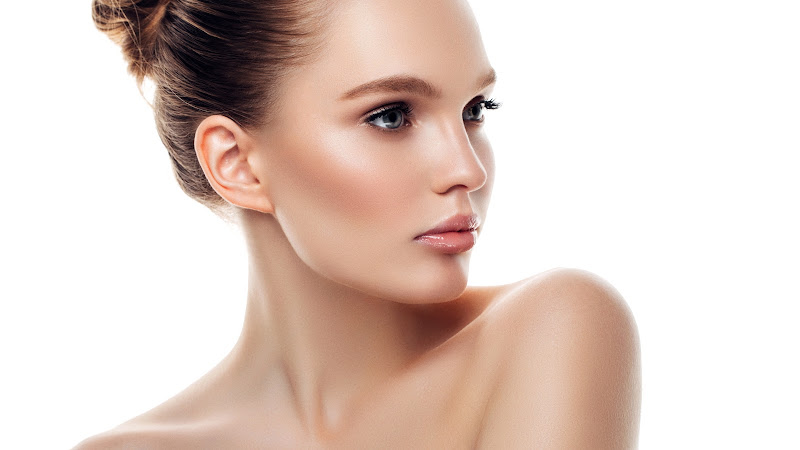 Beautiful woman with natural make-up